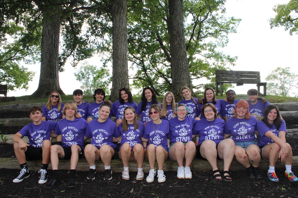 Camp Whitley staff pose for a group photo
